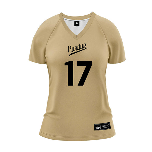 Purdue - NCAA Women's Volleyball : Sydni Vice - Gold Volleyball Jersey-0