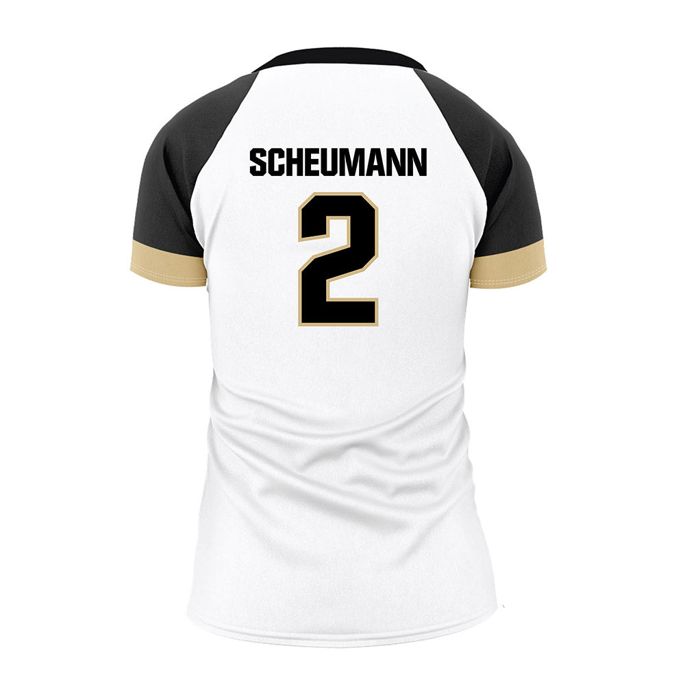 Purdue - NCAA Women's Volleyball : MaryKate Scheumann - White Volleyball Jersey-1