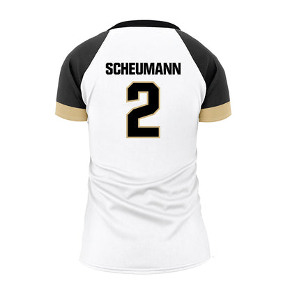 Purdue - NCAA Women's Volleyball : MaryKate Scheumann - White Volleyball Jersey-1
