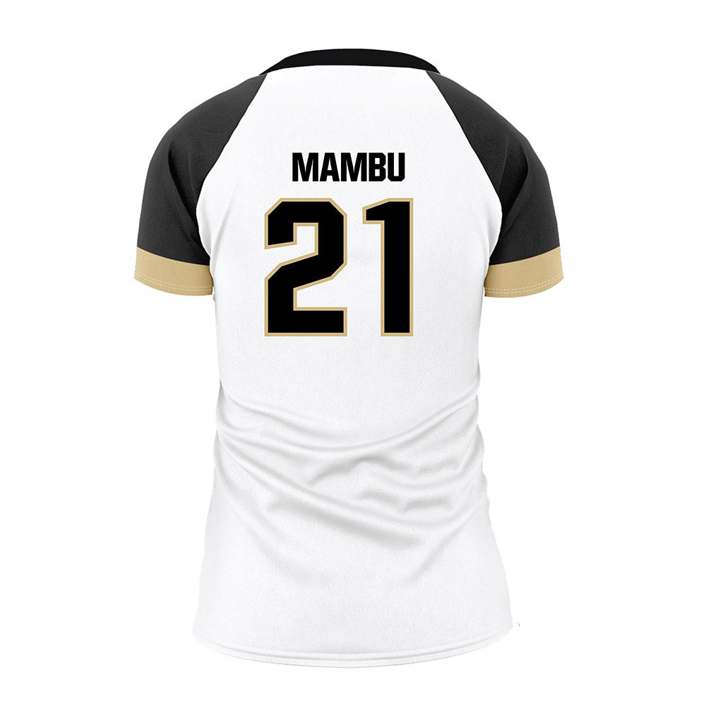 Purdue - NCAA Women's Volleyball : Lameen Mambu - White Volleyball Jersey-1