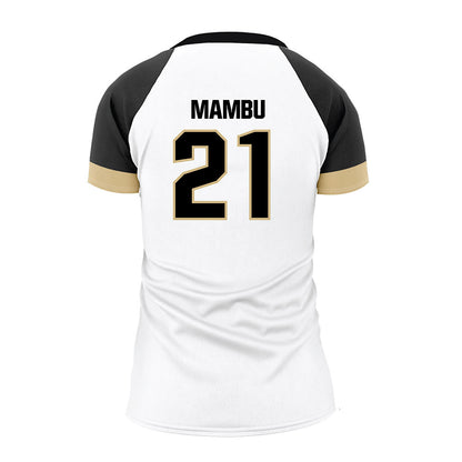Purdue - NCAA Women's Volleyball : Lameen Mambu - White Volleyball Jersey-1