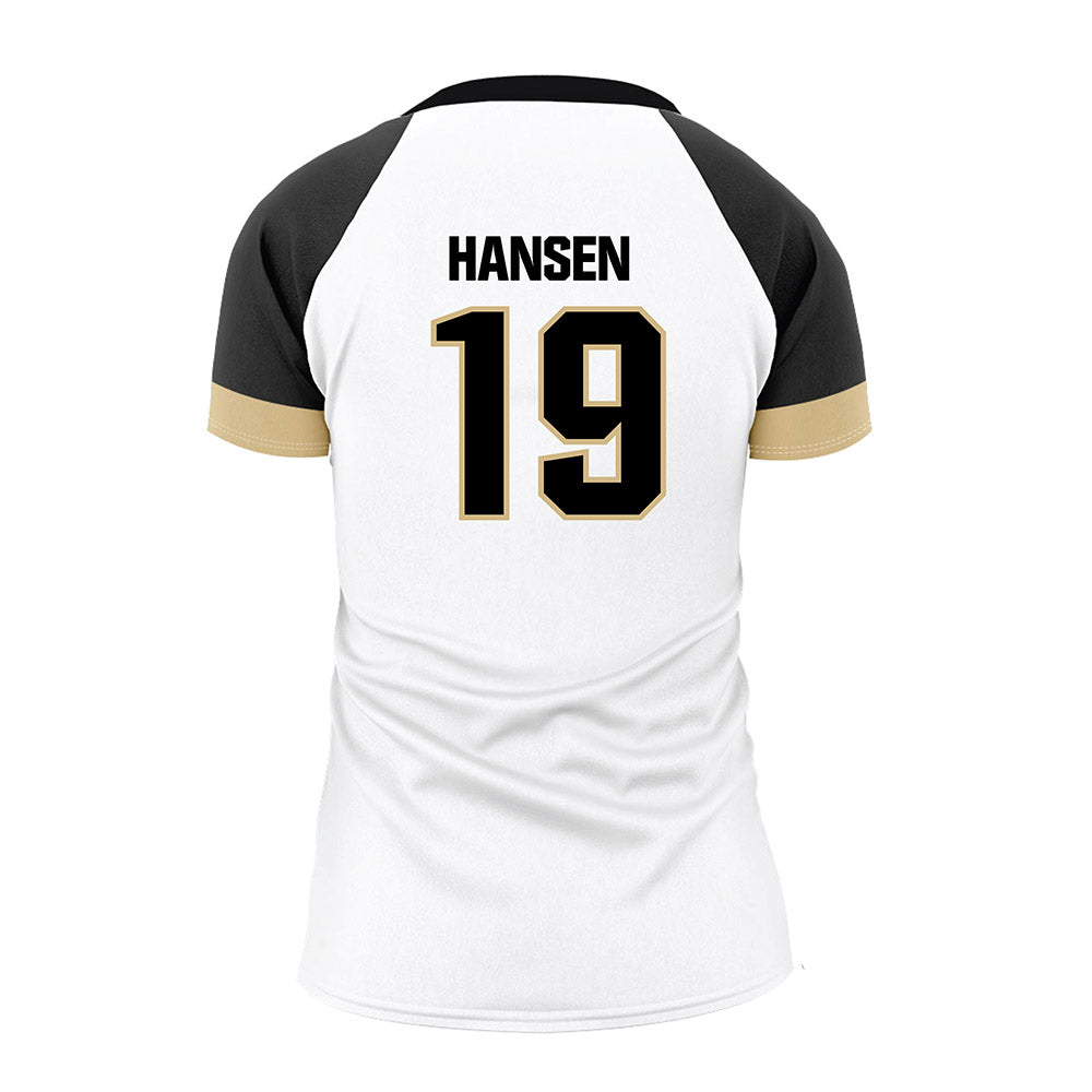 Purdue - NCAA Women's Volleyball : Kate Hansen - White Volleyball Jersey-1