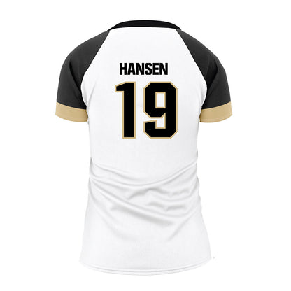 Purdue - NCAA Women's Volleyball : Kate Hansen - White Volleyball Jersey-1