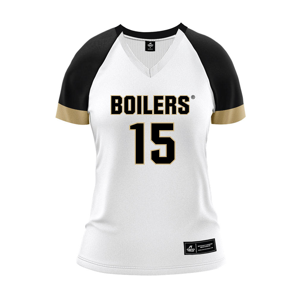 Purdue - NCAA Women's Volleyball : Rachel Williams - White Volleyball Jersey-0