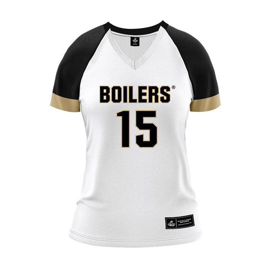 Purdue - NCAA Women's Volleyball : Rachel Williams - White Volleyball Jersey-0