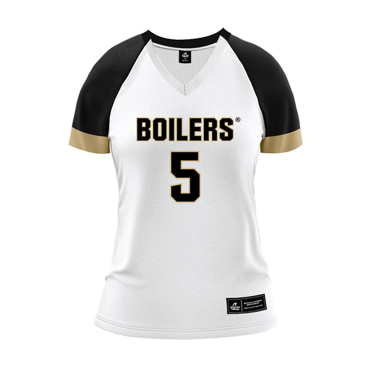 Purdue - NCAA Women's Volleyball : Taylor Anderson - White Volleyball Jersey-0