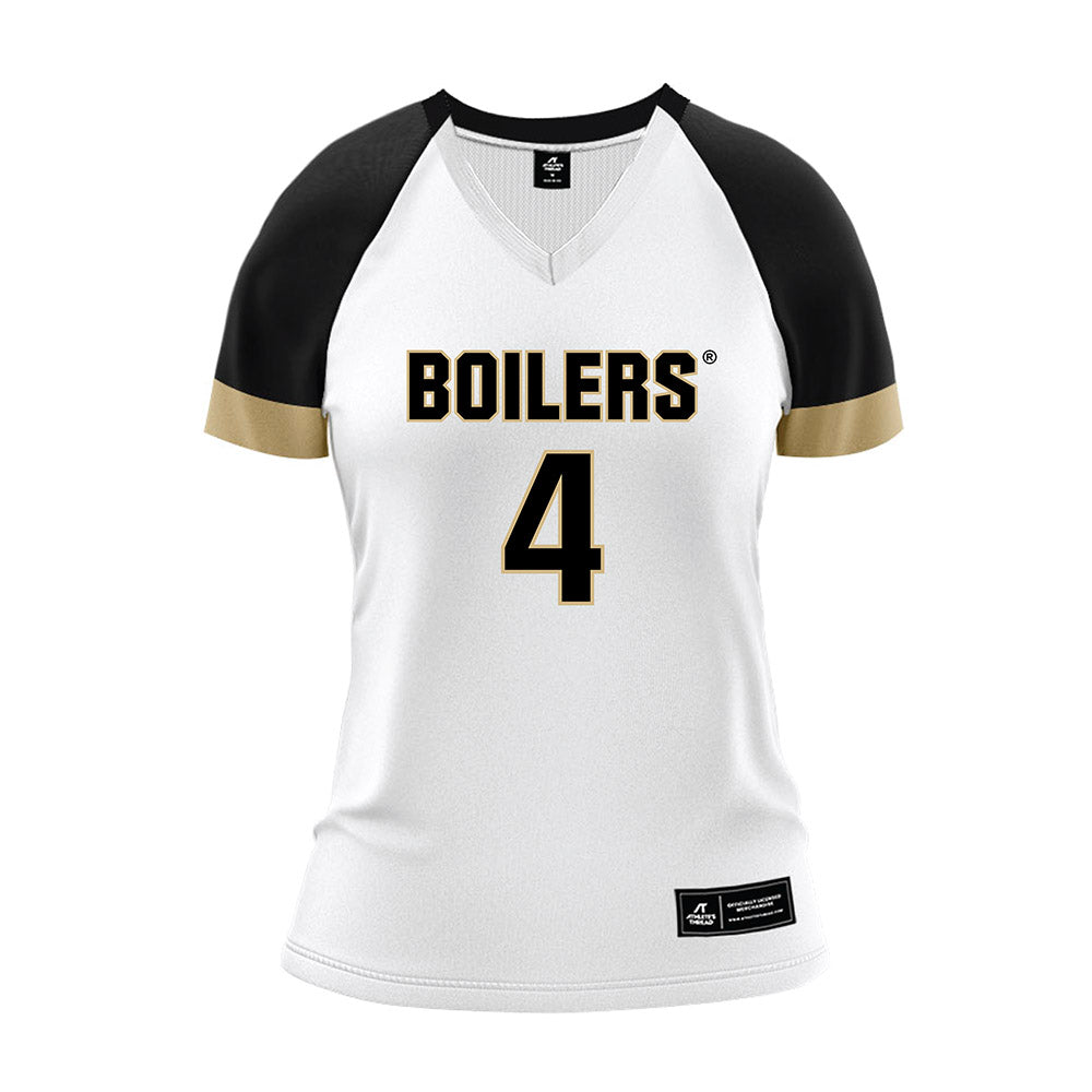 Purdue - NCAA Women's Volleyball : Kenna Wollard - White Volleyball Jersey-0