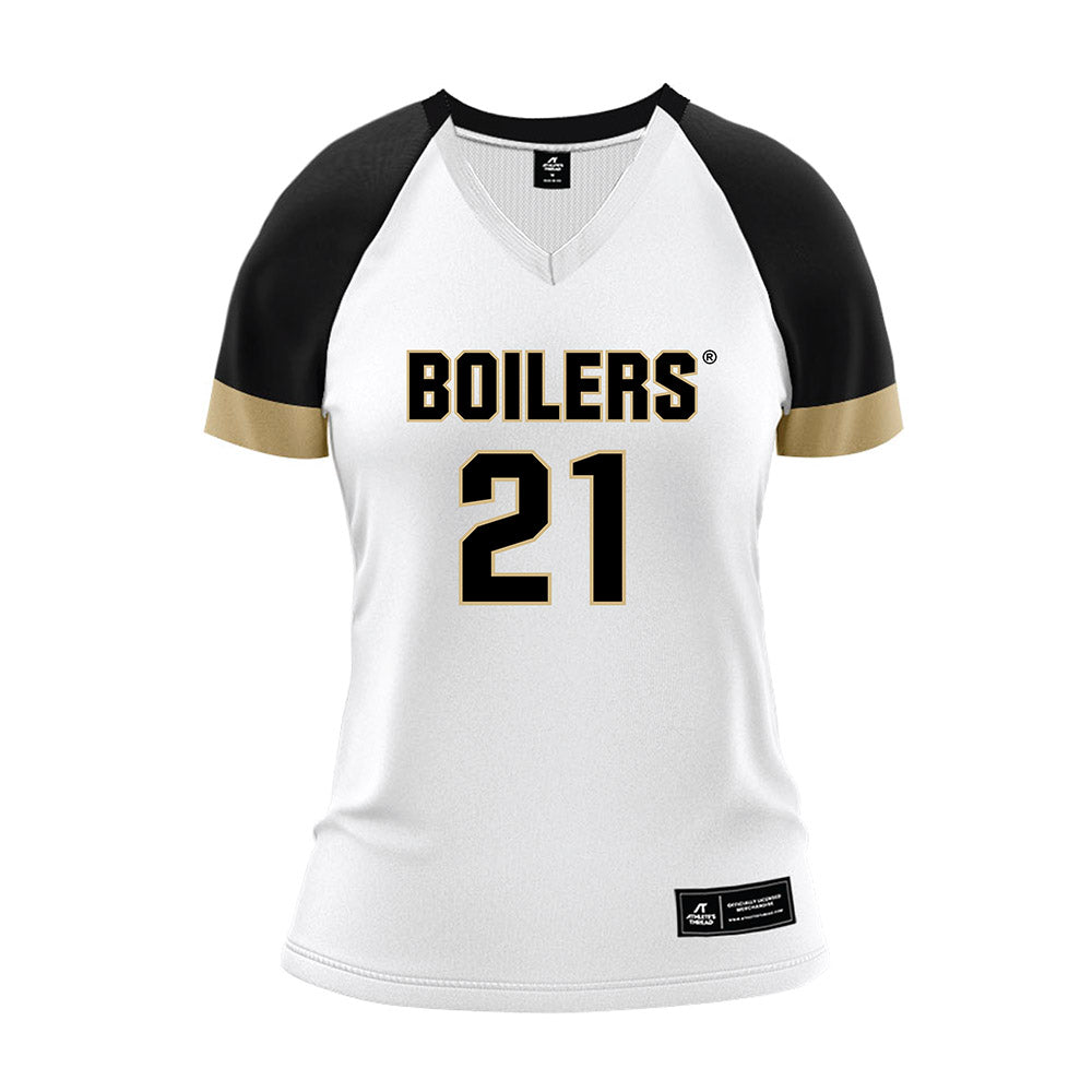 Purdue - NCAA Women's Volleyball : Lameen Mambu - White Volleyball Jersey-0