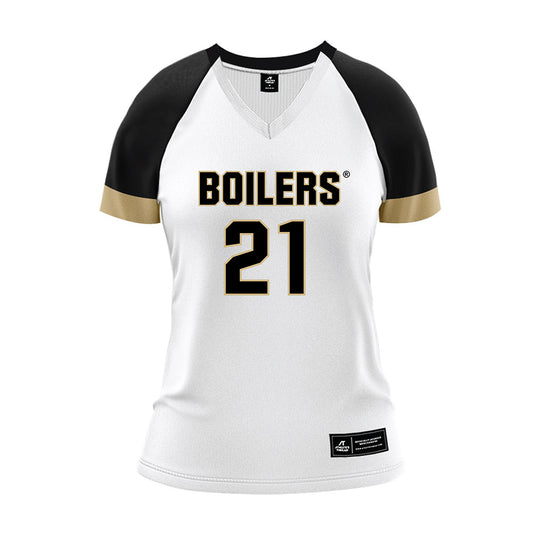 Purdue - NCAA Women's Volleyball : Lameen Mambu - White Volleyball Jersey-0