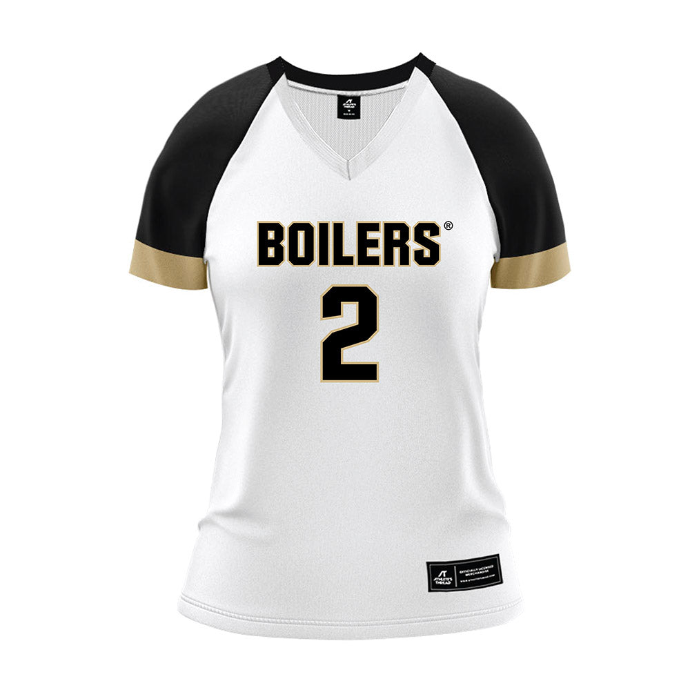 Purdue - NCAA Women's Volleyball : MaryKate Scheumann - White Volleyball Jersey-0