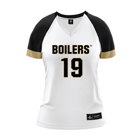 Purdue - NCAA Women's Volleyball : Kate Hansen - White Volleyball Jersey-0