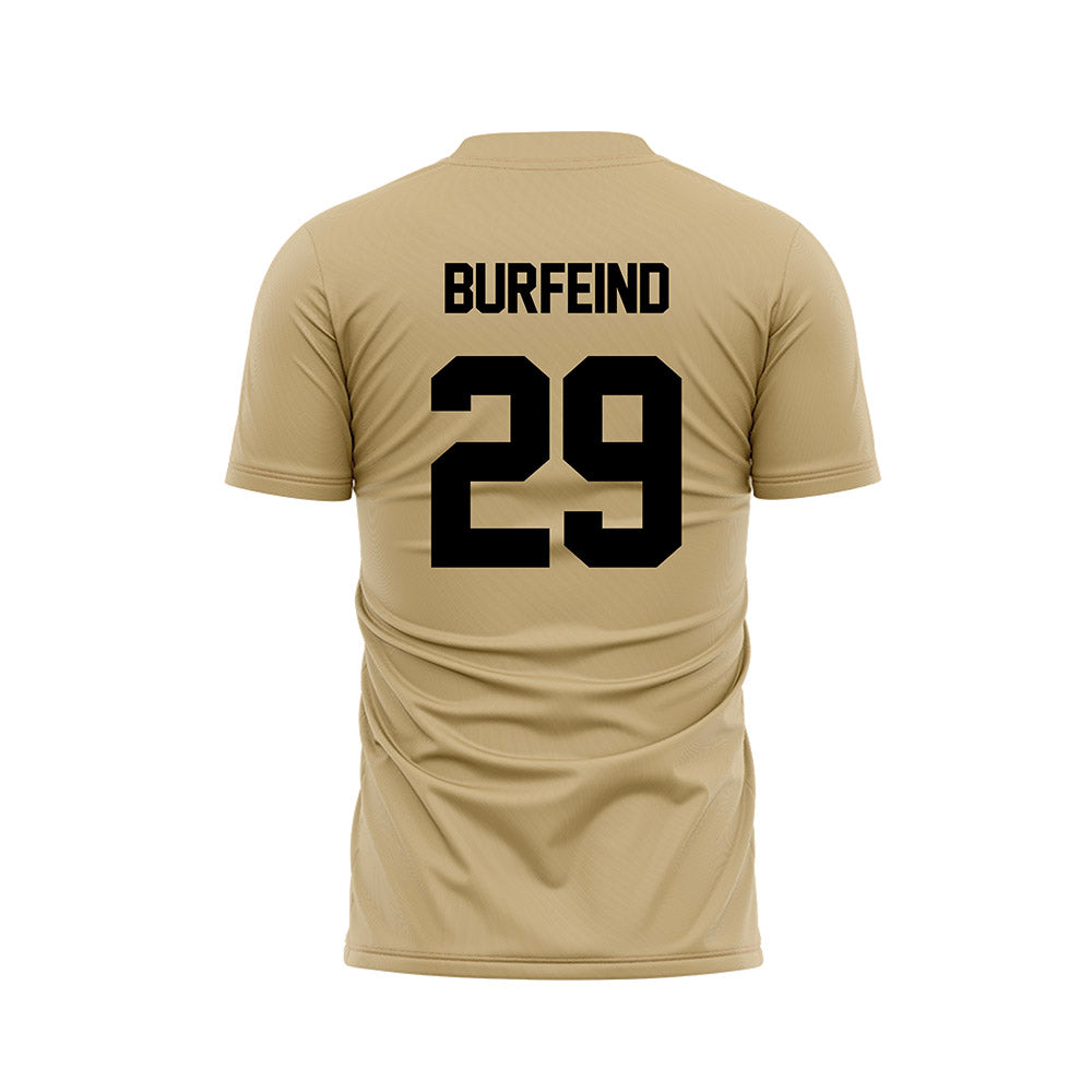 Purdue - NCAA Women's Soccer : Elizabeth Burfeind - Gold Soccer Jersey-1