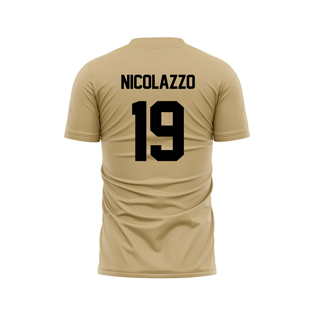 Purdue - NCAA Women's Soccer : Chiara Nicolazzo - Gold Soccer Jersey-1