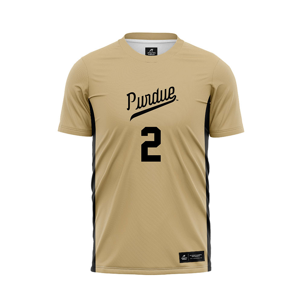 Purdue - NCAA Women's Soccer : McKenzie Carle - Gold Soccer Jersey-0