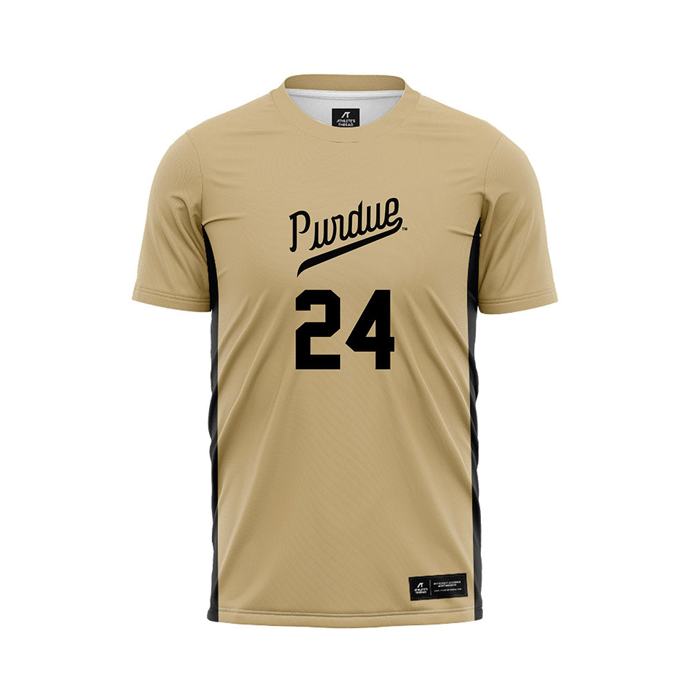 Purdue - NCAA Women's Soccer : Zoe Miles - Gold Soccer Jersey-0