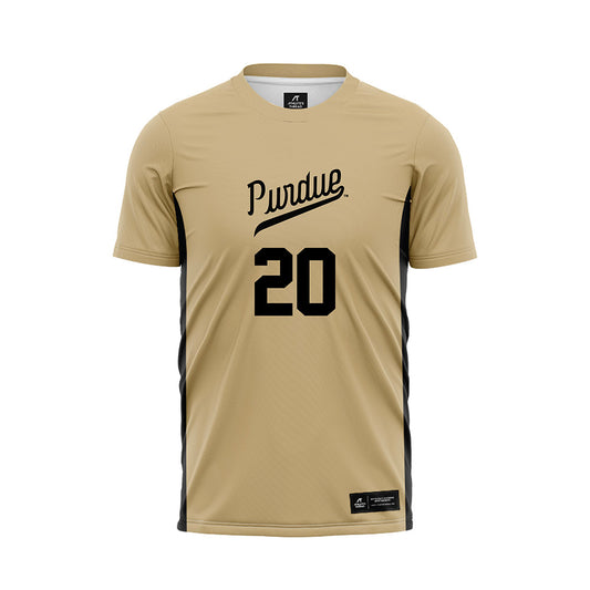 Purdue - NCAA Women's Soccer : Charlotte McMurtrie - Gold Soccer Jersey-0