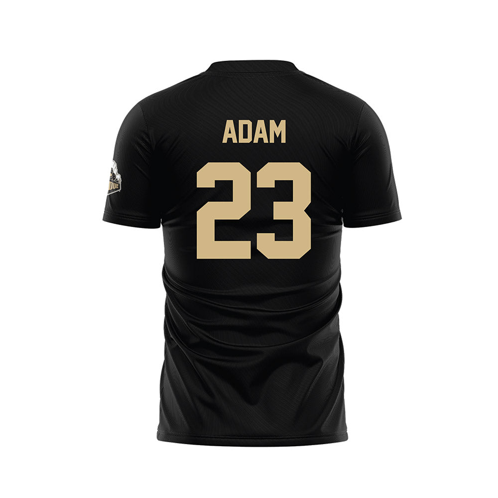 Purdue - NCAA Women's Soccer : Lauren Adam - Black Soccer Jersey-1