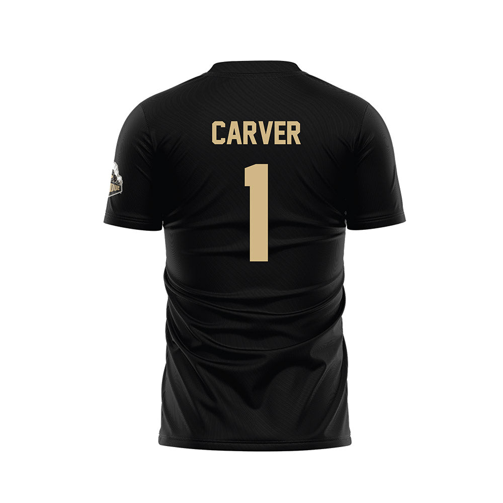 Purdue - NCAA Women's Soccer : Phoebe Carver - Black Soccer Jersey-1