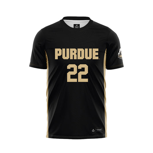 Purdue - NCAA Women's Soccer : Kate Noel - Black Soccer Jersey-0