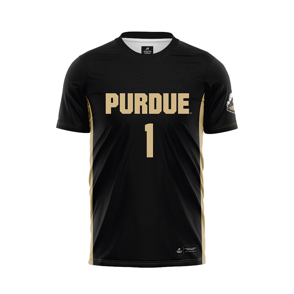 Purdue - NCAA Women's Soccer : Phoebe Carver - Black Soccer Jersey-0