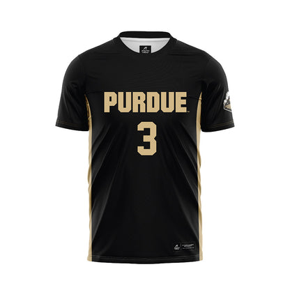 Purdue - NCAA Women's Soccer : Cassie Bibby - Black Soccer Jersey-0