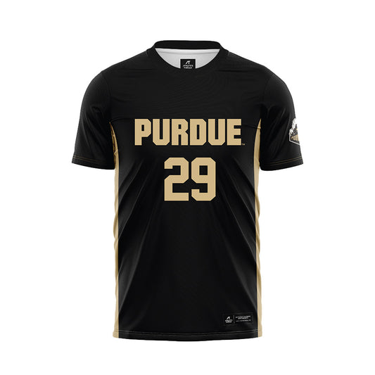 Purdue - NCAA Women's Soccer : Elizabeth Burfeind - Black Soccer Jersey-0
