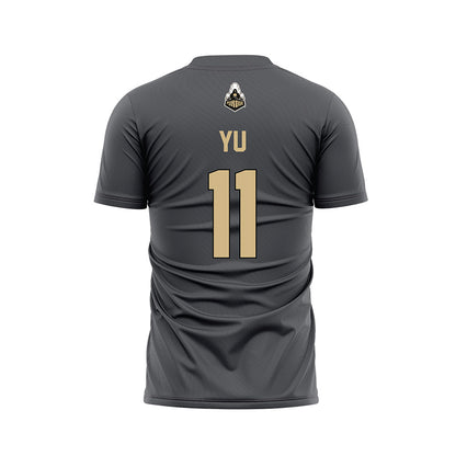 Purdue - NCAA Women's Soccer : Cherry Yu - Grey Soccer Jersey-1