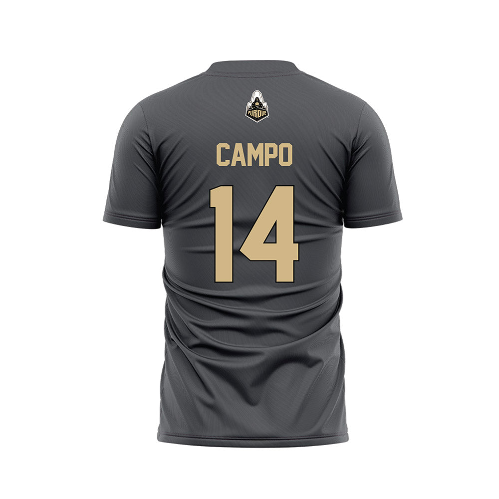 Purdue - NCAA Women's Soccer : Irene Campo - Grey Soccer Jersey-1