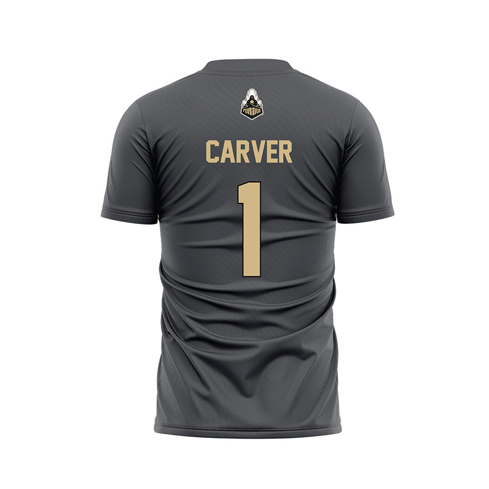 Purdue - NCAA Women's Soccer : Phoebe Carver - Grey Soccer Jersey-1