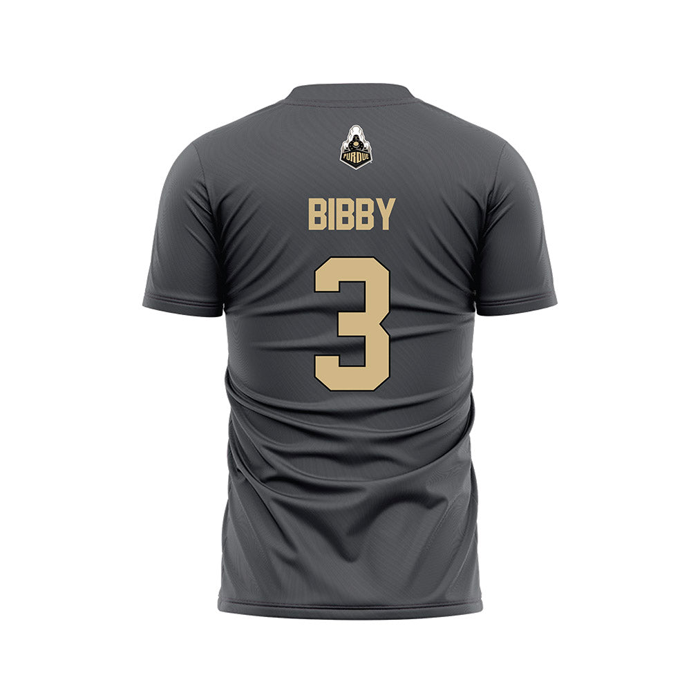 Purdue - NCAA Women's Soccer : Cassie Bibby - Grey Soccer Jersey-1
