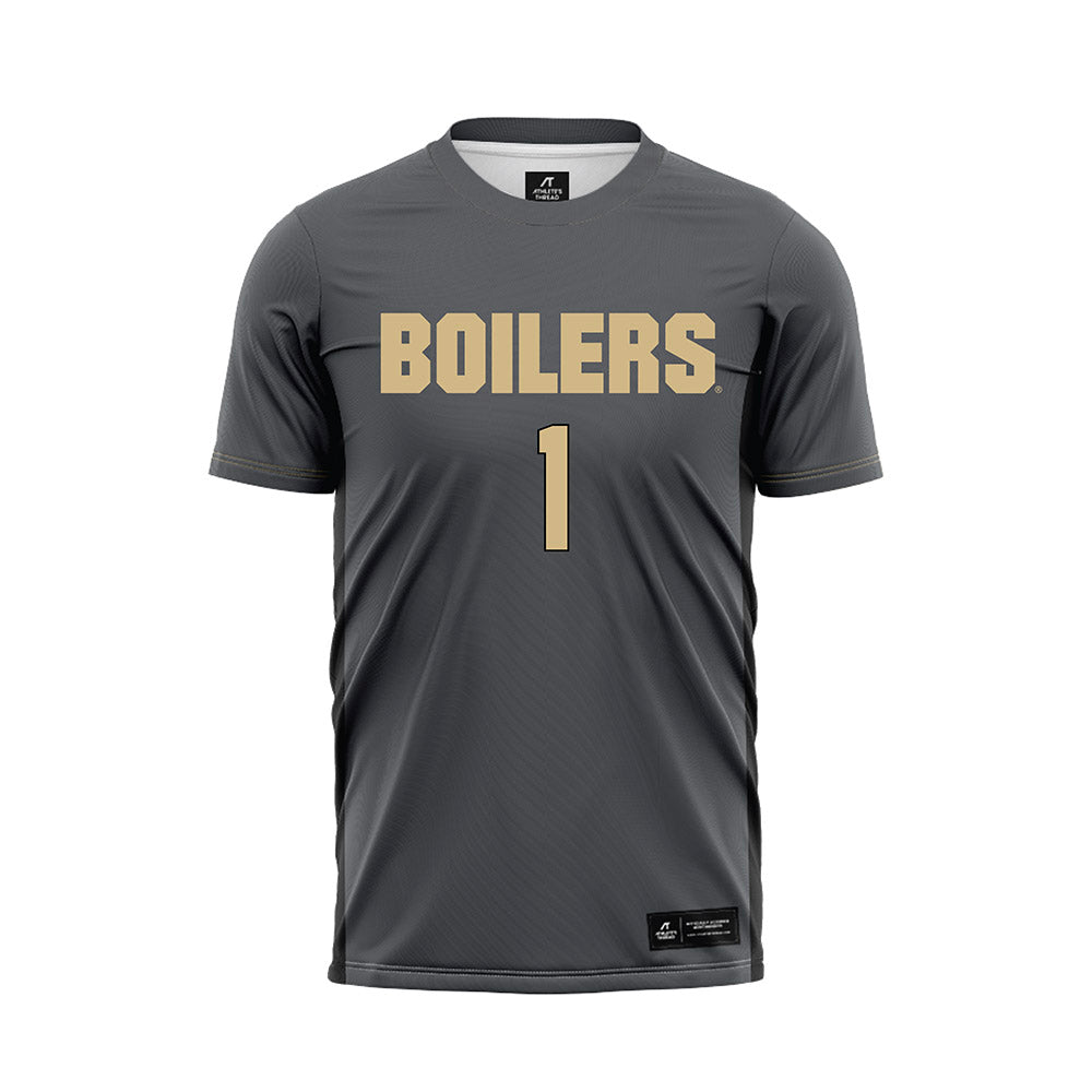 Purdue - NCAA Women's Soccer : Phoebe Carver - Grey Soccer Jersey-0