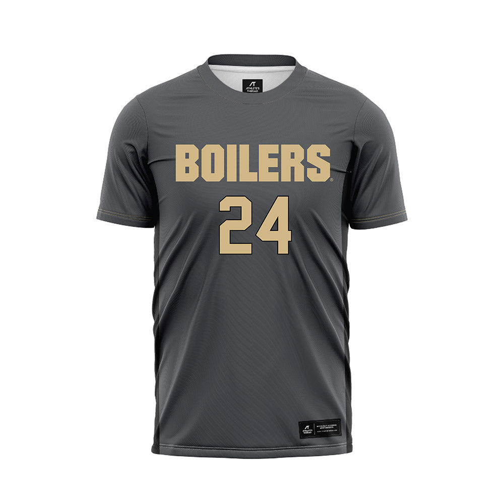 Purdue - NCAA Women's Soccer : Zoe Miles - Grey Soccer Jersey-0