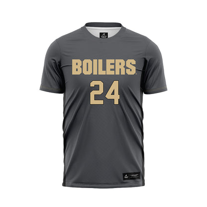 Purdue - NCAA Women's Soccer : Zoe Miles - Grey Soccer Jersey-0