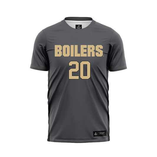 Purdue - NCAA Women's Soccer : Charlotte McMurtrie - Grey Soccer Jersey-0