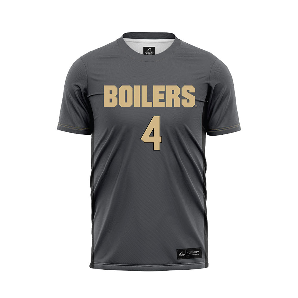 Purdue - NCAA Women's Soccer : Tanna Schornstein - Grey Soccer Jersey-0