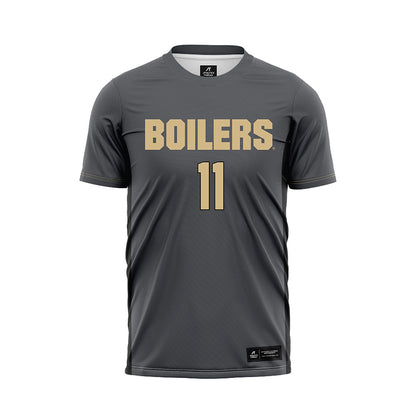 Purdue - NCAA Women's Soccer : Cherry Yu - Grey Soccer Jersey-0