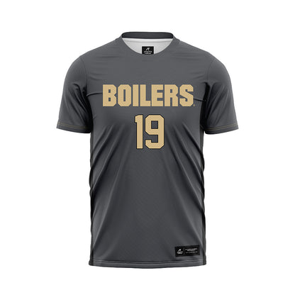 Purdue - NCAA Women's Soccer : Chiara Nicolazzo - Grey Soccer Jersey-0