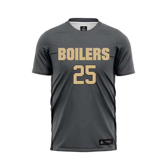 Purdue - NCAA Women's Soccer : Sydney Cook - Grey Soccer Jersey-0