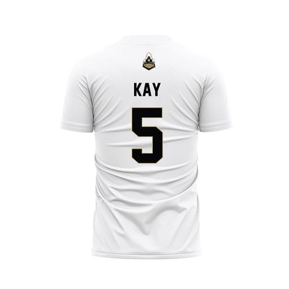 Purdue - NCAA Women's Soccer : Reese Kay - White Soccer Jersey-1