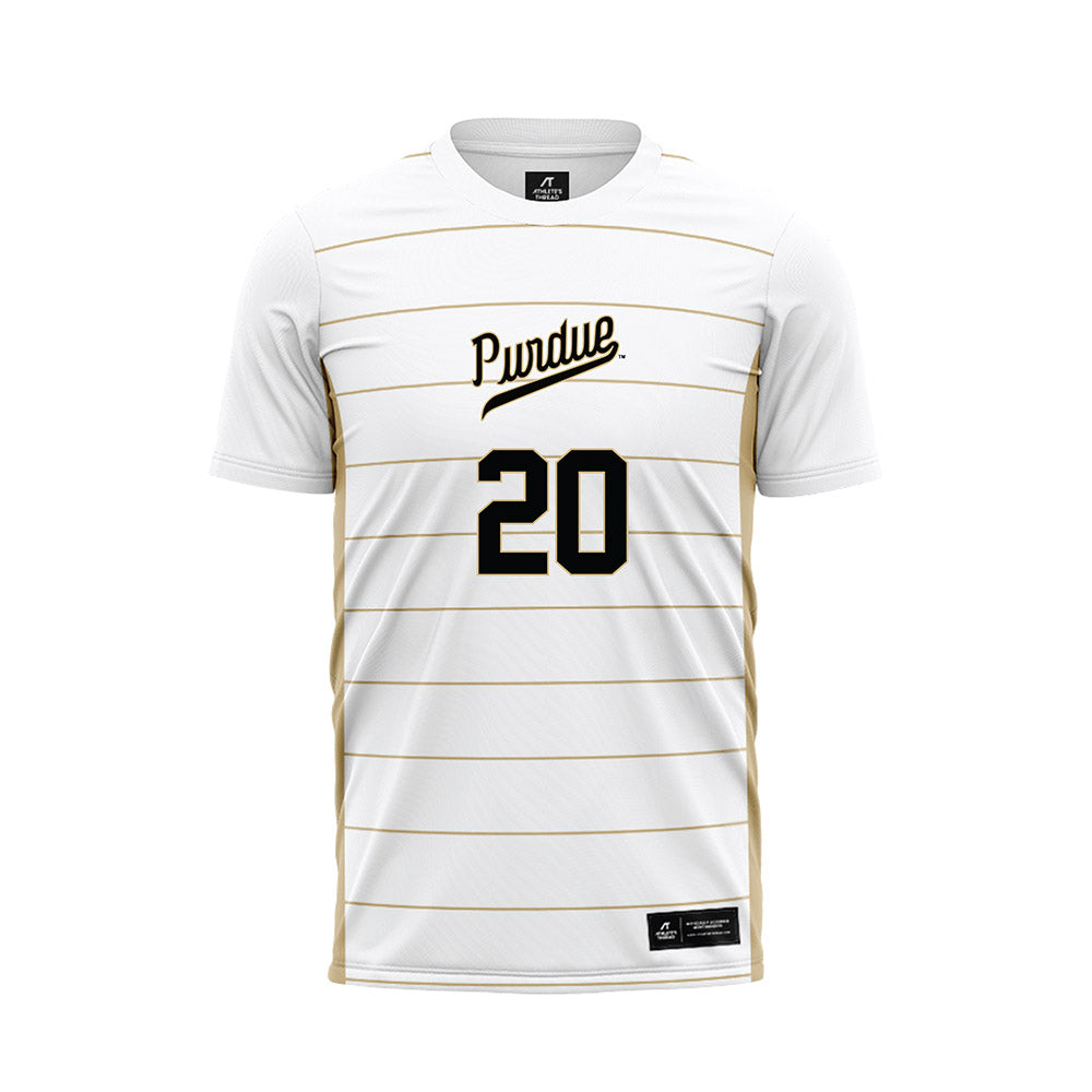 Purdue - NCAA Women's Soccer : Charlotte McMurtrie - White Soccer Jersey-0