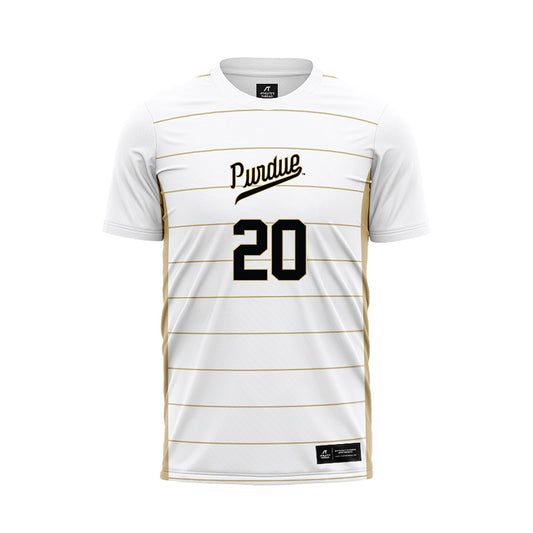 Purdue - NCAA Women's Soccer : Charlotte McMurtrie - White Soccer Jersey-0