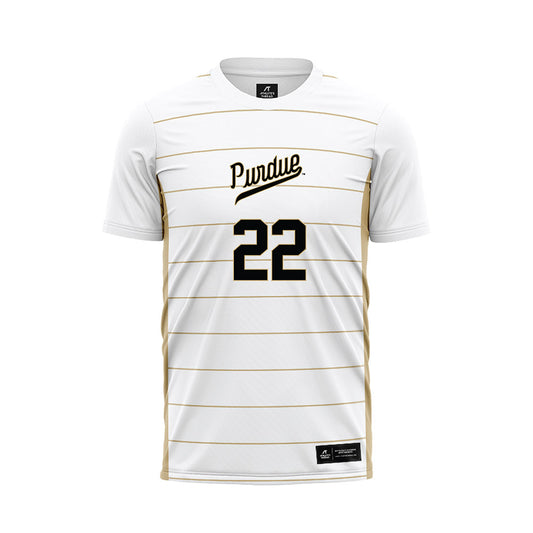 Purdue - NCAA Women's Soccer : Kate Noel - White Soccer Jersey-0