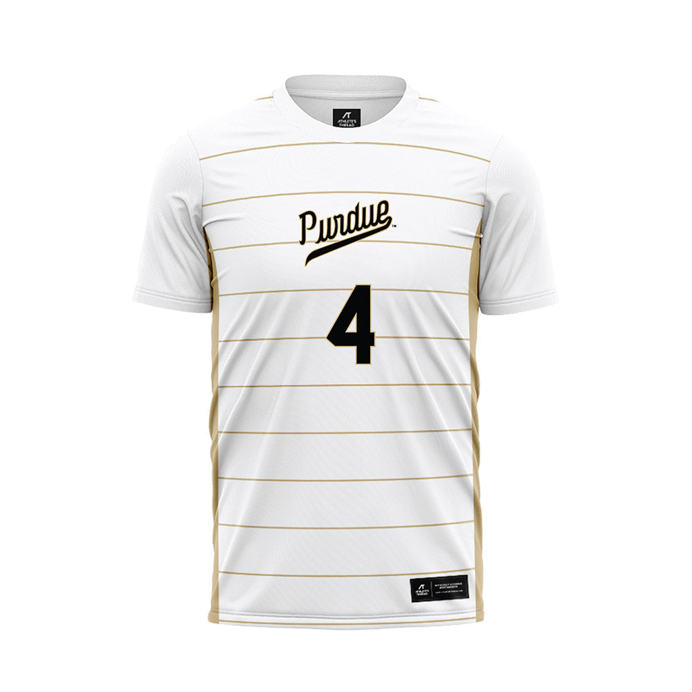 Purdue - NCAA Women's Soccer : Tanna Schornstein - White Soccer Jersey-0