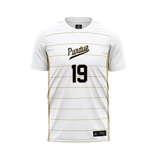 Purdue - NCAA Women's Soccer : Chiara Nicolazzo - White Soccer Jersey-0