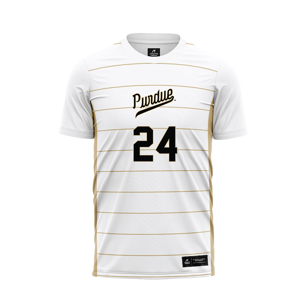 Purdue - NCAA Women's Soccer : Zoe Miles - White Soccer Jersey-0