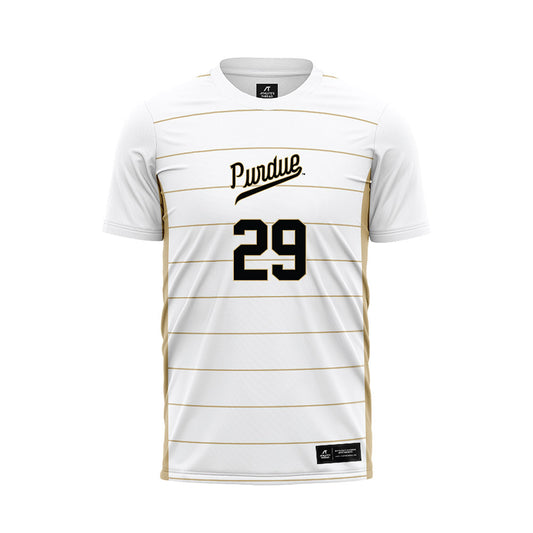Purdue - NCAA Women's Soccer : Elizabeth Burfeind - White Soccer Jersey-0