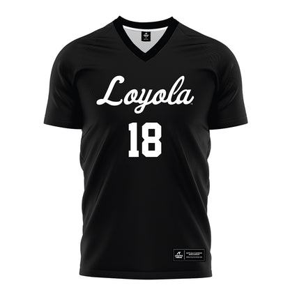 Loyola - NCAA Men's Soccer : Chase Herbel - 2025 Black Soccer Jersey-0