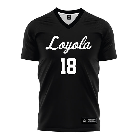 Loyola - NCAA Men's Soccer : Chase Herbel - 2025 Black Soccer Jersey-0