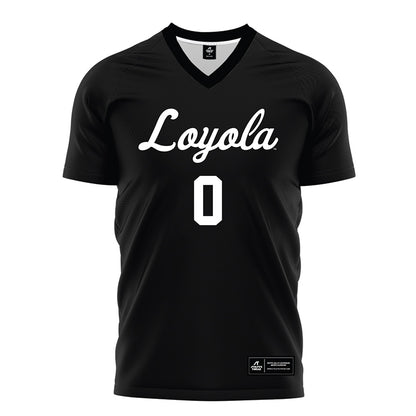 Loyola - NCAA Men's Soccer : Nemanja Pozder - Black Soccer Jersey-0