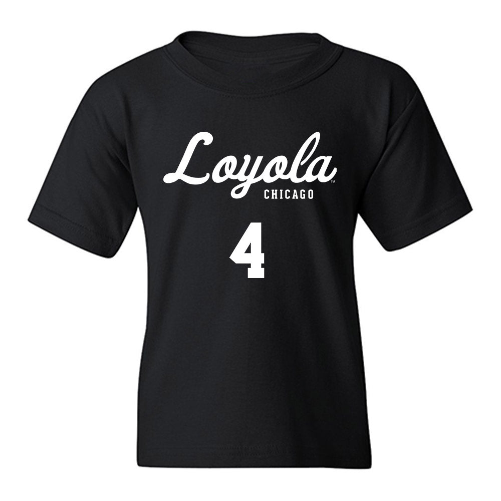 Loyola - NCAA Men's Soccer : TJ Cairney - Replica Shersey Youth T-Shirt-0